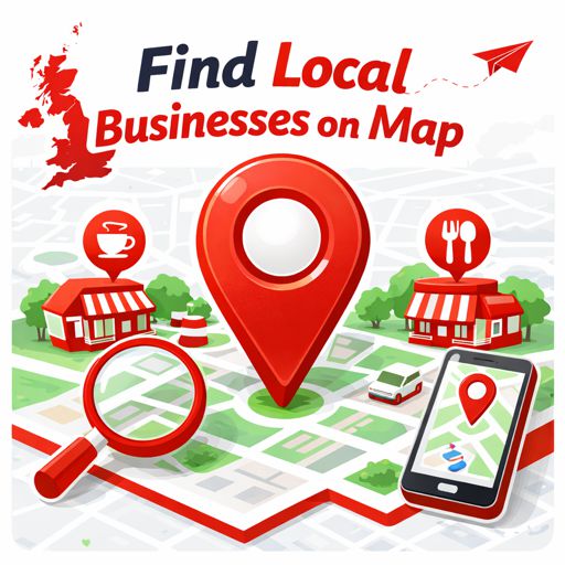 Find local businesses on the map